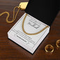 Definition Of Love | Gift For Husband | To My Husband Cuban Link Chain