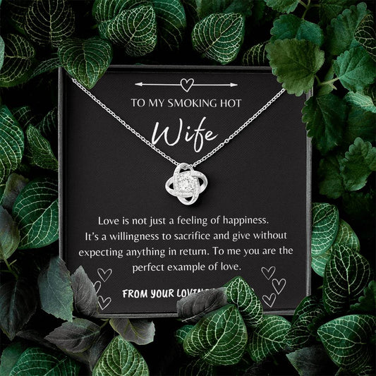 Definition Of Love | Gift For Wife | To My Wife Love Knot Necklace