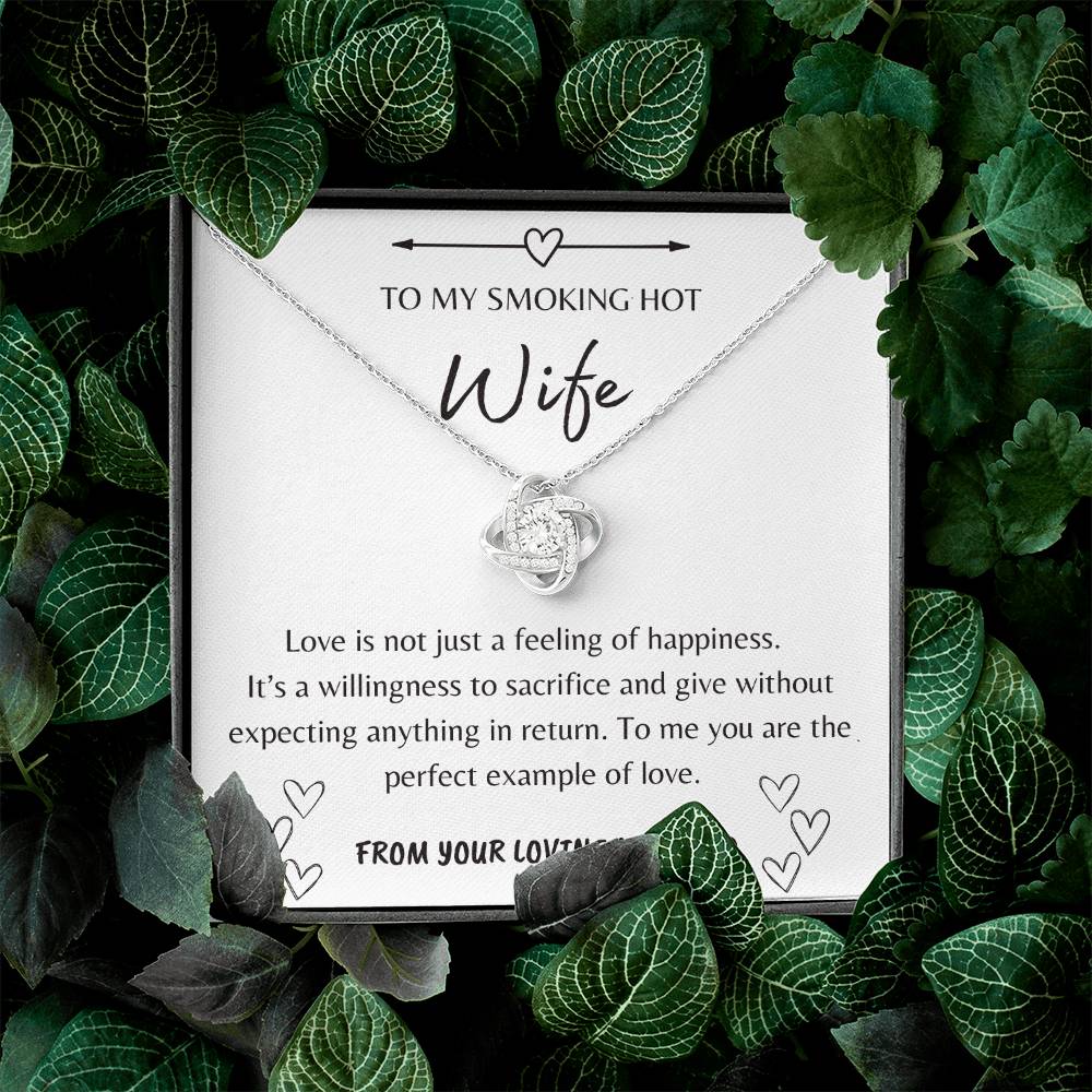 Definition Of Love | Gift For Wife | To My Wife Love Knot Necklace